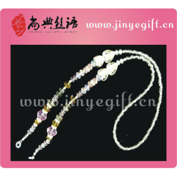 Spring Wholesale Crystal Beaded Glass Shaped Glasses Lanyard